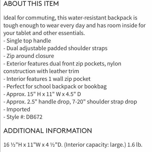 ✨New FRYE Ivy Nylon Backpack Tan 🎒 - Picture 8 of 8